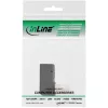 InLine DisplayPort adapteris, DisplayPort vīrišķais / sievišķais, lejupvērsts leņķī