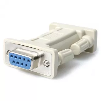 StarTech.com DB9 RS232 seriālais nulmodema adapteris – M/M, DB-9, DB-9, balts