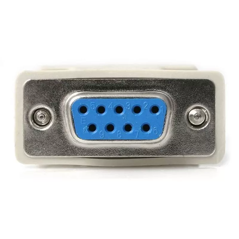 StarTech.com DB9 RS232 seriālais nulmodema adapteris – M/M, DB-9, DB-9, balts