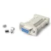 StarTech.com DB9 RS232 seriālais nulmodema adapteris – M/M, DB-9, DB-9, balts