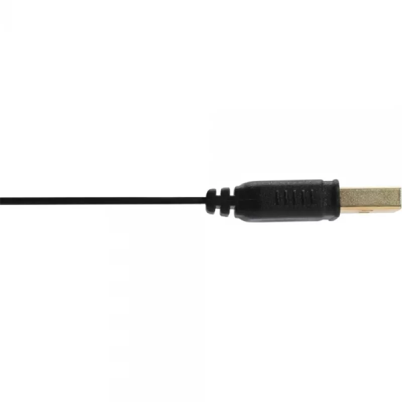 InLine USB 2.0 plakanais kabelis, A tipa vīr. / siev., zeltīti kontakti, melns, 5 m