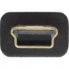 InLine USB 2.0 plakanais kabelis USB Type A vīr. / Mini-B vīr. 5 kontaktu melns/zelts 5 m