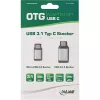 USB-C adaptera komplekts InLine 35809 USB-C vīr. uz Micro-USB siev. USB3.0 A siev.