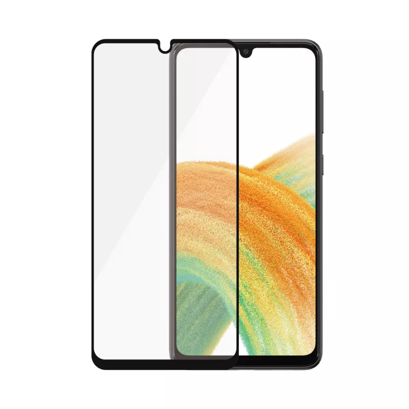 Ekrāna aizsargstikls PanzerGlass Samsung Galaxy A33 5G, izturīgs pret skrāpējumiem un triecieniem
