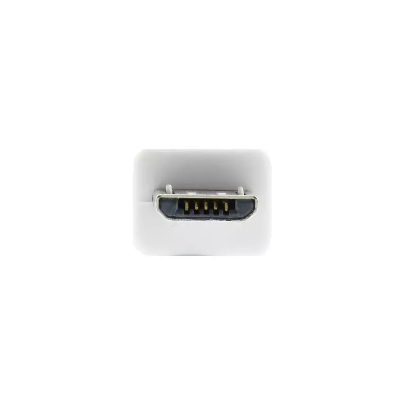 InLine Micro USB 2.0 kabelis, USB Type A spraudnis / Micro-B spraudnis, balts, 2 m