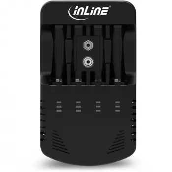 InLine akumulatoru lādētājs NiMH/NiCd, AA AAA un 9V