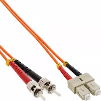 InLine optiskās šķiedras dupleksais kabelis SC/ST 50/125µm OM2 3m