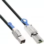 InLine ārējais Mini SAS HD kabelis SFF-8644 uz SFF-8088 6Gb/s 0,5m