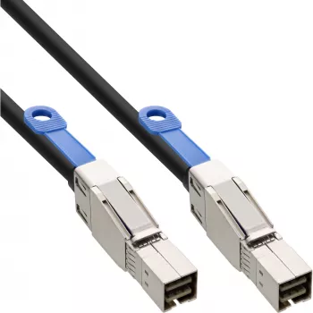 InLine ārējais Mini SAS HD kabelis SFF-8644 uz SFF-8644 12Gb/s 0,5m