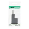 InLine ielāpu vada adapteris Cat.6A, RJ45 vīrišķais / sievišķais, leņķis 90° uz augšu