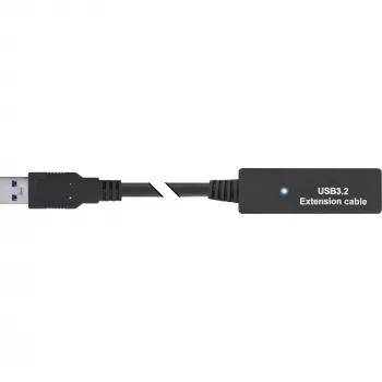 InLine USB 3.2 Gen.1 aktīvais pagarinātājs, USB-A vīr. uz USB-C siev., 5 m