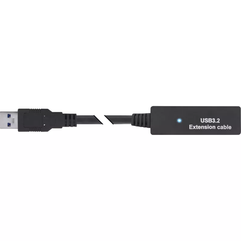 InLine USB 3.2 Gen.1 aktīvais pagarinātājs, USB-A vīr. uz USB-C siev., 5 m
