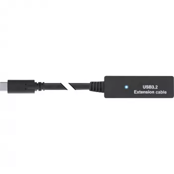 InLine USB 3.2 Gen.1 aktīvs pagarinātājs, USB-C vīrietis uz USB-A sieviete, 5m