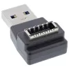 InLine USB 3.2 adapteris, USB-A spraudnis – iekšējā USB-E priekšējā paneļa ligzda