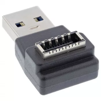 InLine USB 3.2 adapteris, USB-A spraudnis – iekšējā USB-E priekšējā paneļa ligzda