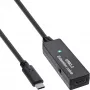 InLine USB 3.2 Gen.1 aktīvs pagarinātājs, USB-C vīr. uz USB-C siev., 5 m