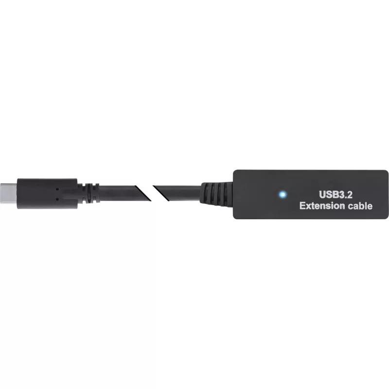 InLine USB 3.2 Gen.1 aktīvs pagarinātājs, USB-C vīr. uz USB-C siev., 5 m