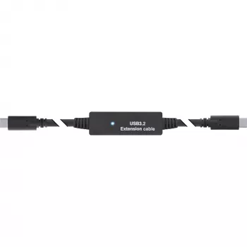 InLine USB 3.2 Gen.1 aktīvais kabelis, USB-C spraudnis uz USB-C spraudni, 5m