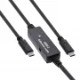 InLine USB 3.2 Gen.1 aktīvais kabelis, USB-C vīr. uz USB-C vīr., 15 m