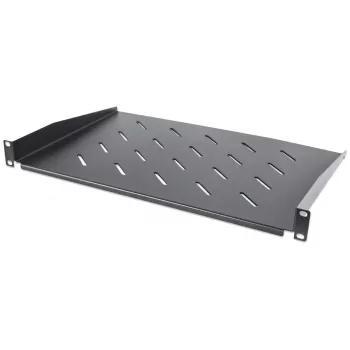 Intellinet 19 collu konsoles plaukts, 1U, plaukta dziļums 350mm, ventilējams, maks. 25kg, melns, trīs gadu garantija