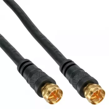 SAT kabelis Premium InLine 69315P 15 m 2x ekranēts 2x F-vīriešu melns