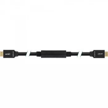 InLine, aktīvs High Speed HDMI kabelis ar Ethernet, M/M, melns, zeltīti kontakti, 30m
