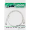 InLine SAT kabelis, 2x ekranēts, ultra zems zudums, 2x F-vīrišķais >75 dB, balts, 3 m