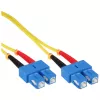 InLine optiskās šķiedras dupleksais kabelis SC/SC 9/125µm OS2 3m
