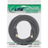 InLine antenas kabelis, 2x ekranēts, >85 dB, melns, 20 m