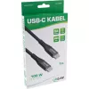InLine USB 2.0 kabelis, USB-C vīr./vīr. 100W ātrās uzlādes kabelis, 2m