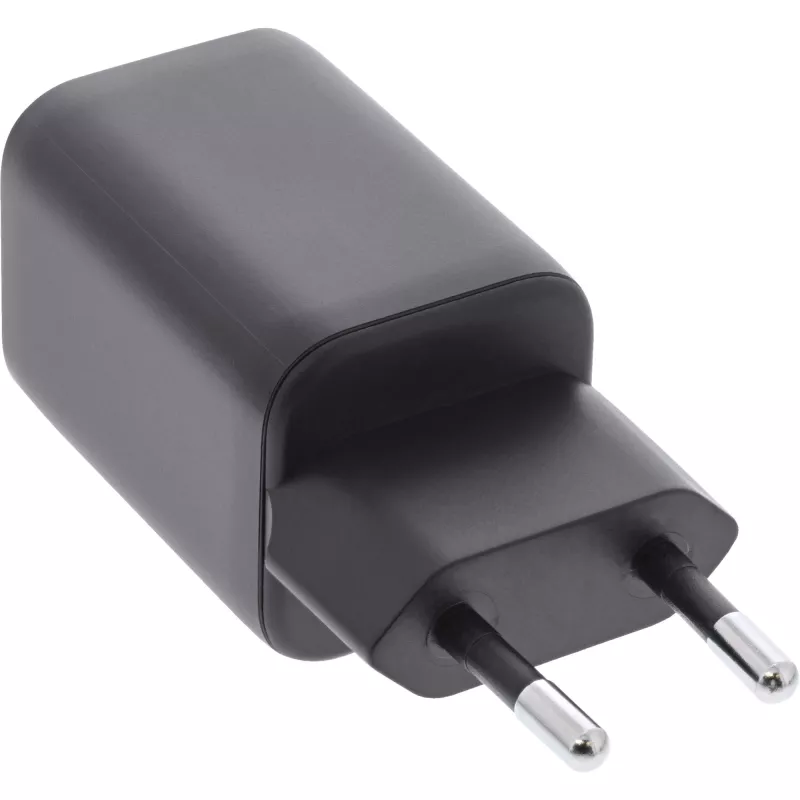 InLine USB barošanas bloks, lādētājs, USB-A + USB Type-C, 33W, PD + QC