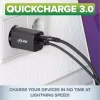 InLine USB barošanas bloks, lādētājs, USB-A + USB Type-C, 33W, PD + QC