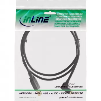 InLine Micro USB 2.0 kabelis USB A vīrišķais / Micro-B vīrišķais, leņķveida, melns, 2 m