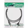 InLine Micro USB 2.0 kabelis USB Type A vīr. / Micro-B vīr., leņķveida, melns, 1m