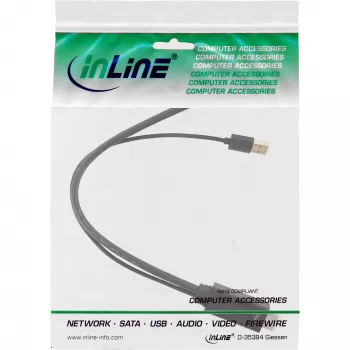 InLine HDMI M uz DisplayPort F pārveidotāja kabelis, 4K, melns/zelts, 0,3 m