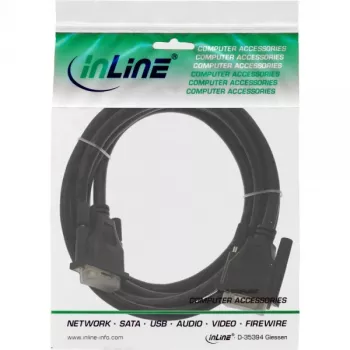InLine DVI-D kabelis 24+1 vīr./vīr. Dual Link 5 m