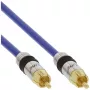 InLine Premium RCA audio kabelis 1x RCA vīr. / vīr. apzeltīts 1m