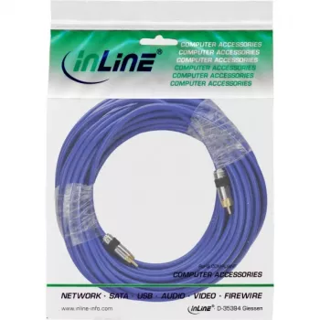 InLine Premium RCA Audio kabelis 1x RCA vīrišķais / vīrišķais zeltīts 20 m