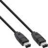 InLine FireWire 400 1394 kabelis 6 kontaktu vīr. / vīr. 0,5 m