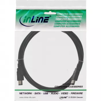 InLine FireWire 400 1394 kabelis 6 kontaktu vīr. / vīr. 0,5 m