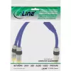 InLine RCA Y kabeļa Premium 1x RCA ligzda / 2x RCA spraudnis apzeltīts 0,25 m