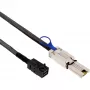 InLine Mini SAS HD kabelis SFF-8643 uz SFF-8088 1 m