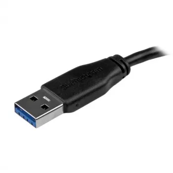 StarTech.com plāns Micro USB 3.0 kabelis - V/V - 15 cm (6 collas), 0,15 m, USB A, Micro-USB B, USB 3.2 Gen 1 (3.1 Gen 1), Vīrietis/Vīrietis, Melns