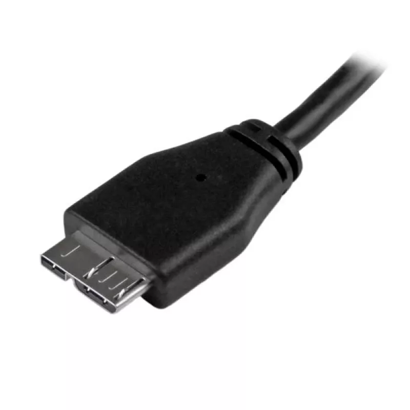 StarTech.com plāns Micro USB 3.0 kabelis - V/V - 15 cm (6 collas), 0,15 m, USB A, Micro-USB B, USB 3.2 Gen 1 (3.1 Gen 1), Vīrietis/Vīrietis, Melns