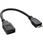 InLine Micro USB 3.0 OTG adaptera kabelis, Micro B spraudnis uz USB Type A ligzda, 0,15 m