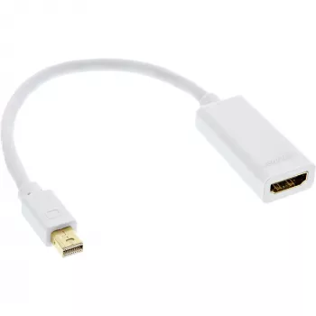 InLine Mini DisplayPort HDMI adapters ar audio 4K/30Hz 17193E