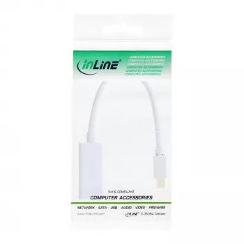 InLine Mini DisplayPort HDMI adapters ar audio 4K/30Hz 17193E