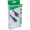 InLine USB 2.0 kabelis, USB-C vīrišķais / USB-A spraudnis, melns, 5m, 5 m, USB C, USB A, USB 2.0, 0,48 Gbit/s, Melns