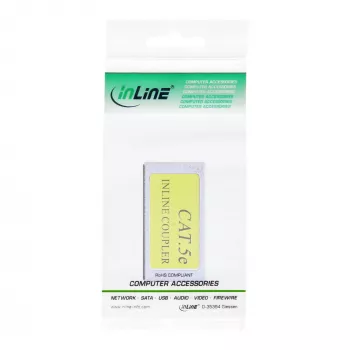InLine Cat.5e Crossover Adapter tiešais uz šķērsoto 2x RJ45 sieviešu ekranēts