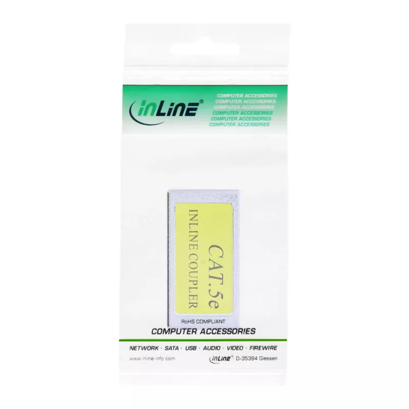 InLine Cat.5e Crossover Adapter tiešais uz šķērsoto 2x RJ45 sieviešu ekranēts